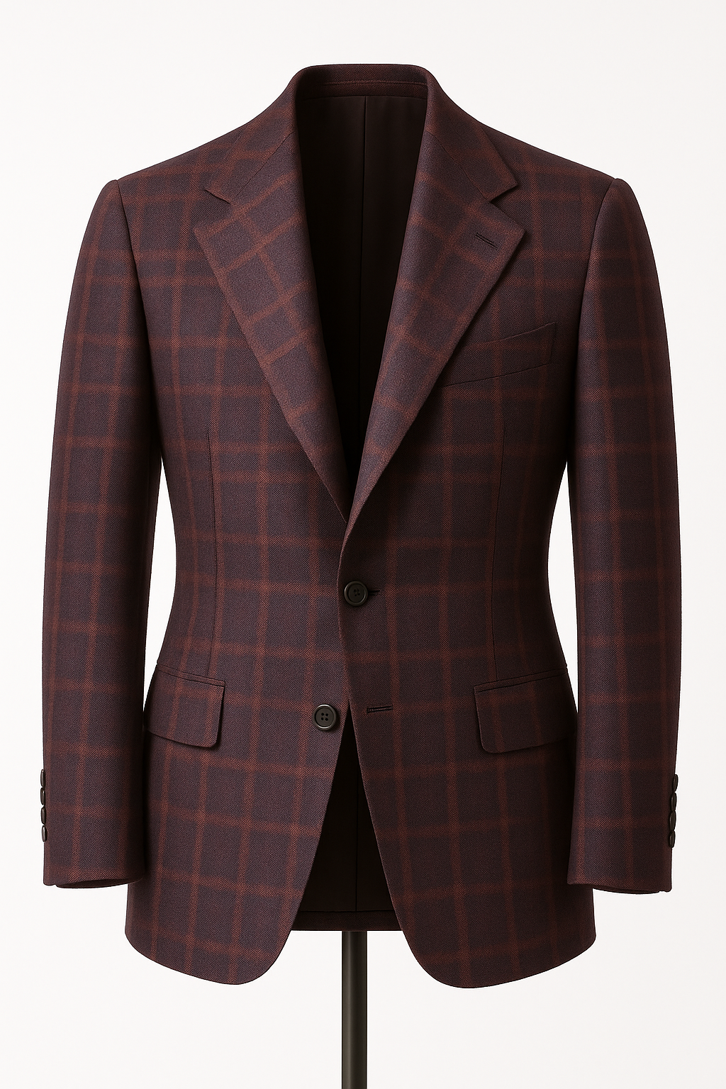 Blue Brown custom suit